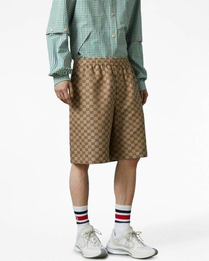 Gucci Katoenen shorts Bruin