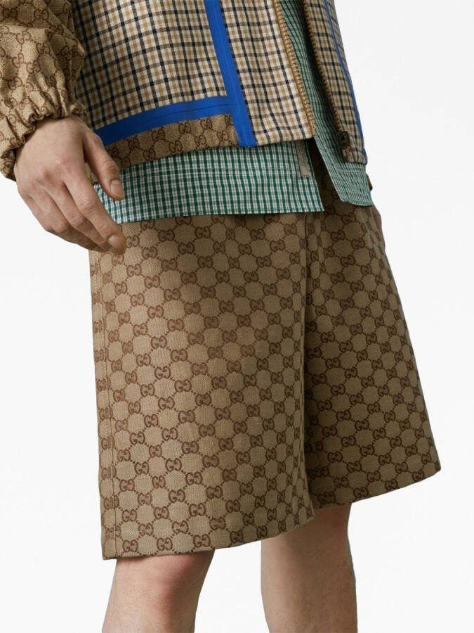 Gucci Katoenen shorts Bruin