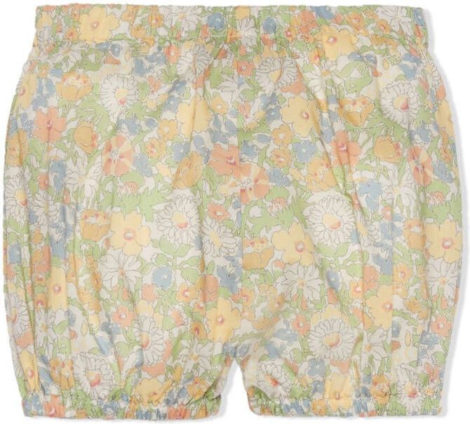 Gucci Kids Shorts met bloemenprint Groen