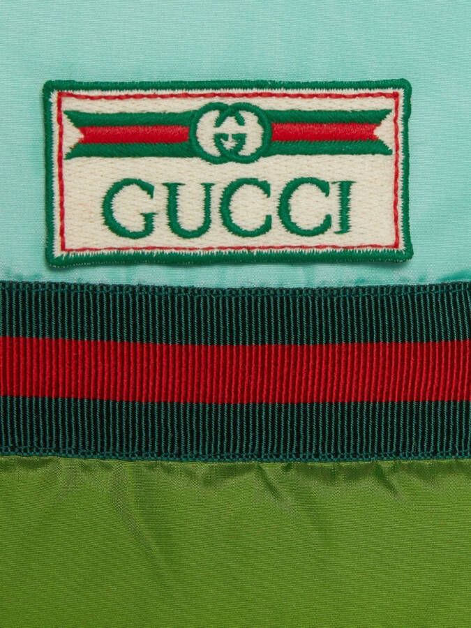 Gucci Kids Gewatteerde jas Blauw