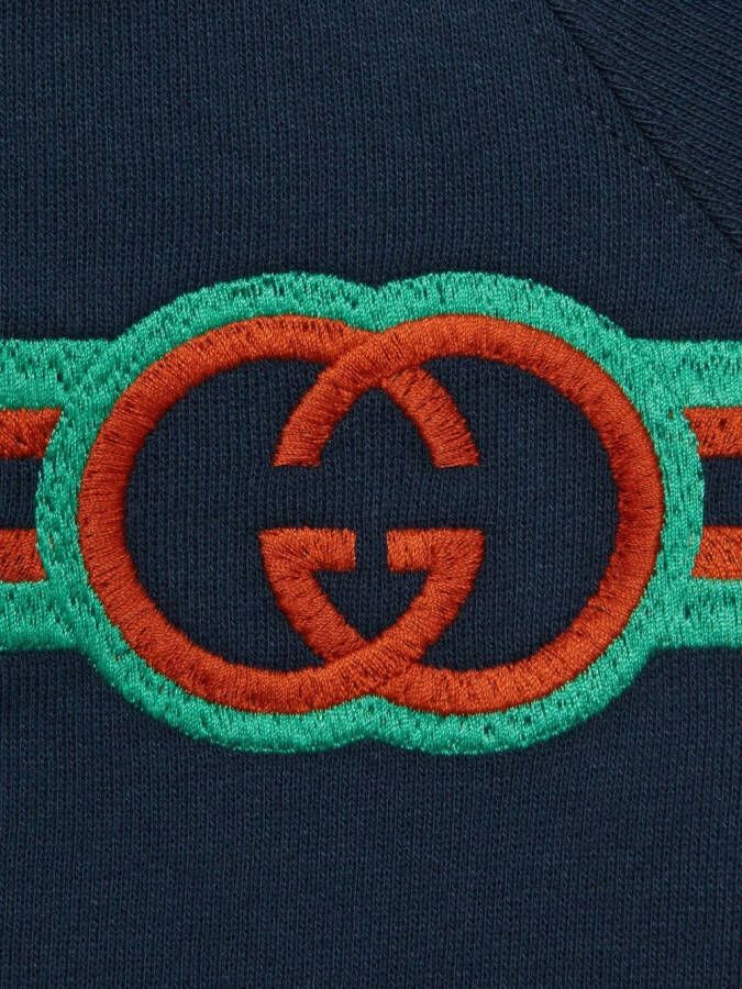 Gucci Kids Sweater met GG-logo Blauw