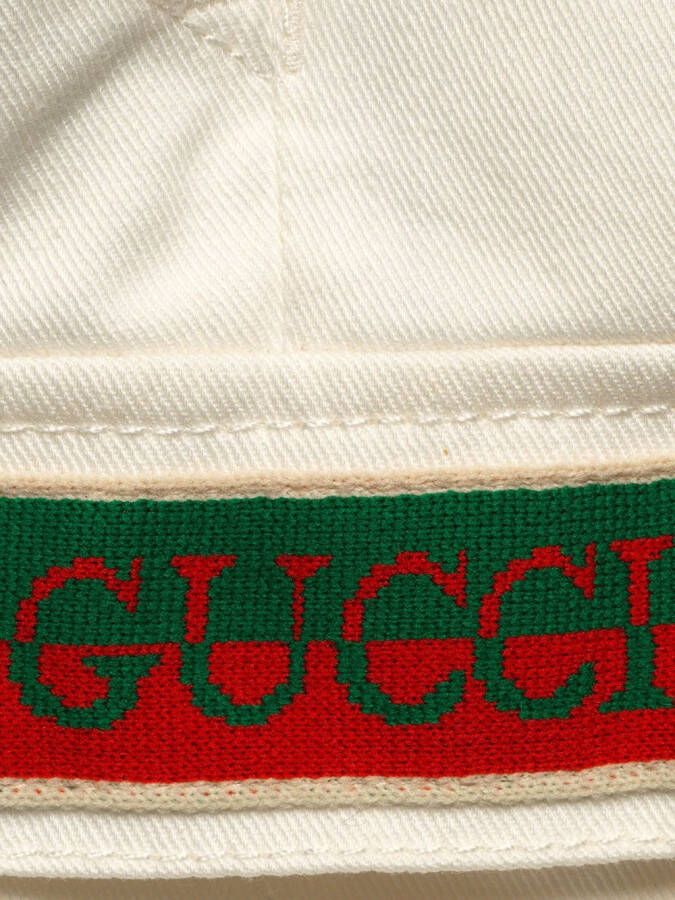 Gucci Kids Jeans met logo Wit