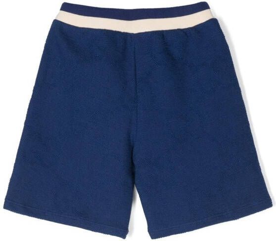 Gucci Kids Katoenen shorts Blauw