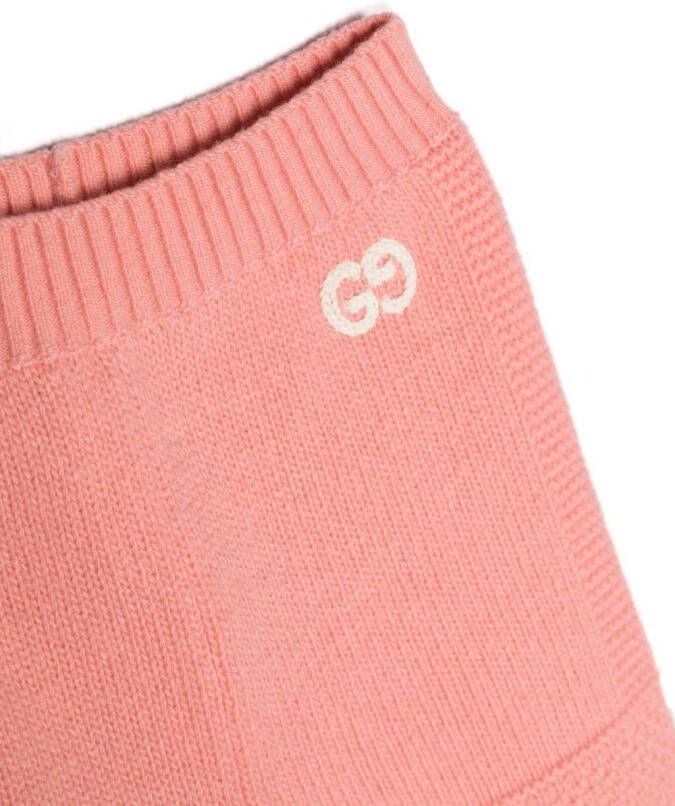 Gucci Kids Legging met geborduurd logo Roze