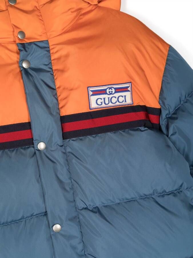Gucci Kids Jack met logopatch Blauw