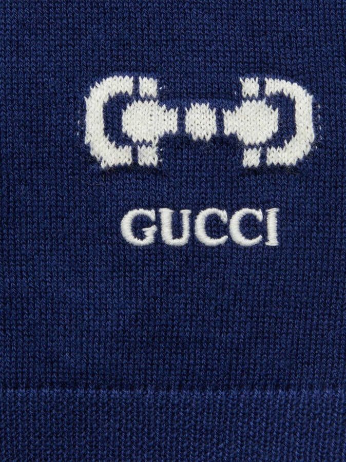 Gucci Kids Vest met logoprint Blauw