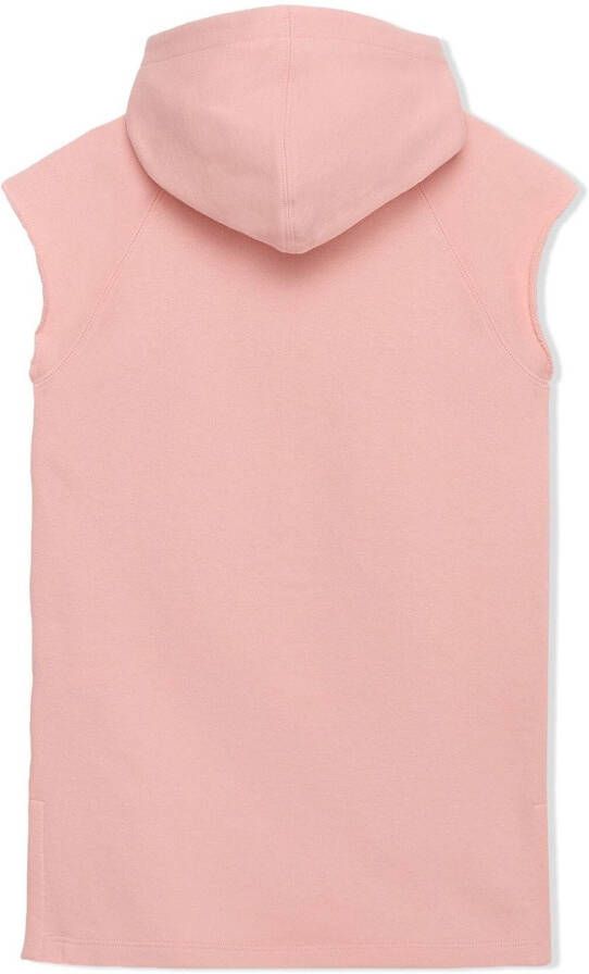 Gucci Kids Mouwloze hoodie-jurk Roze