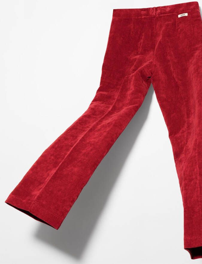 Gucci Kids Pantalon met tie-dye print Rood