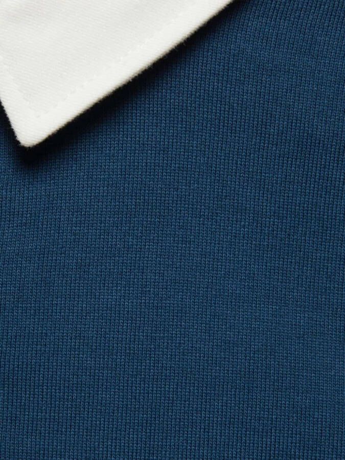 Gucci Kids Poloshirt met geborduurd logo Blauw