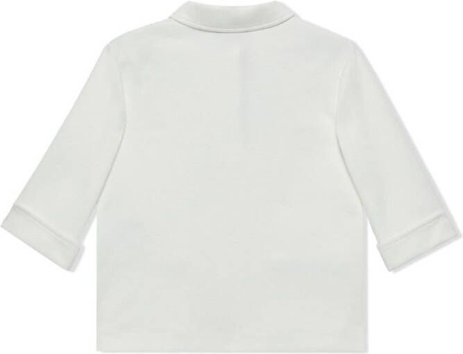 Gucci Kids Poloshirt met lange mouwen Wit