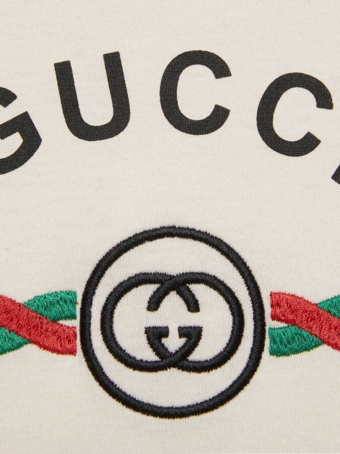 Gucci Kids Pyjama met colourblocking Beige