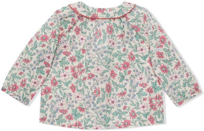 Gucci Kids Shirt met bloemenprint Roze