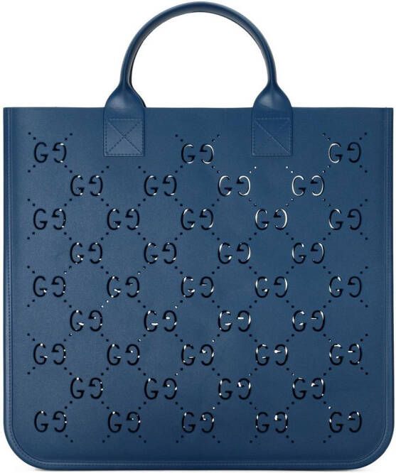 Gucci Kids Shopper met GG logo Blauw