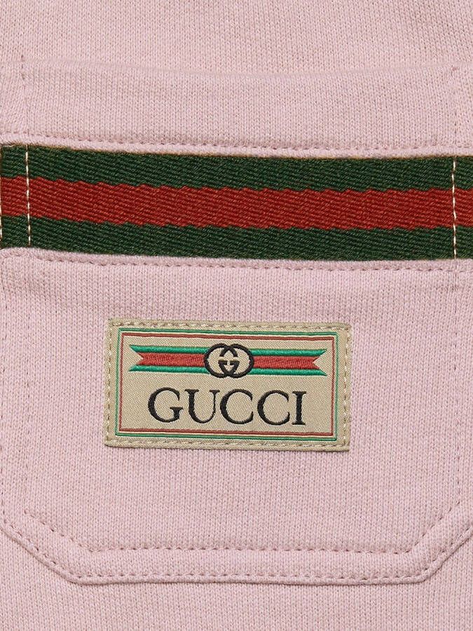 Gucci Kids Slim-fit broek Roze