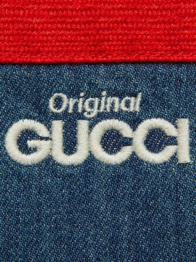 Gucci Kids Spijkerjurk Blauw