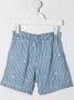 Gucci Kids Spijkershorts met krijtstreep Blauw - Thumbnail 2