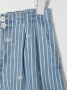 Gucci Kids Spijkershorts met krijtstreep Blauw - Thumbnail 3