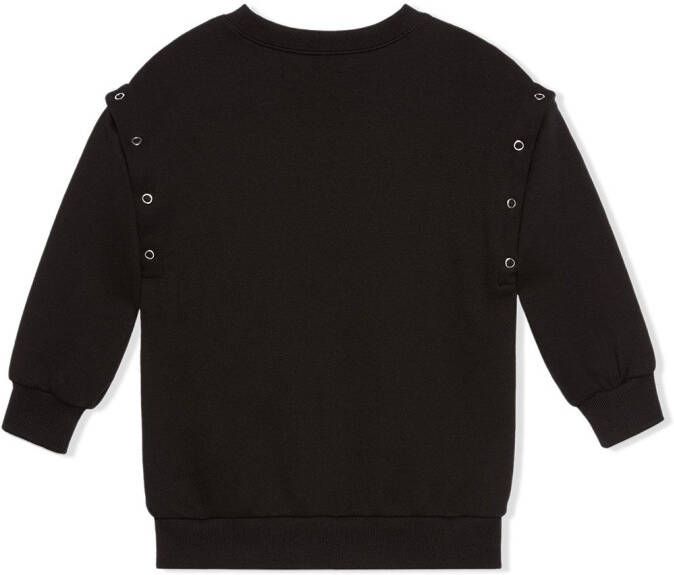 Gucci Kids Sweater met hartprint Zwart