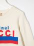 Gucci Kids Sweater met logoprint Beige - Thumbnail 3