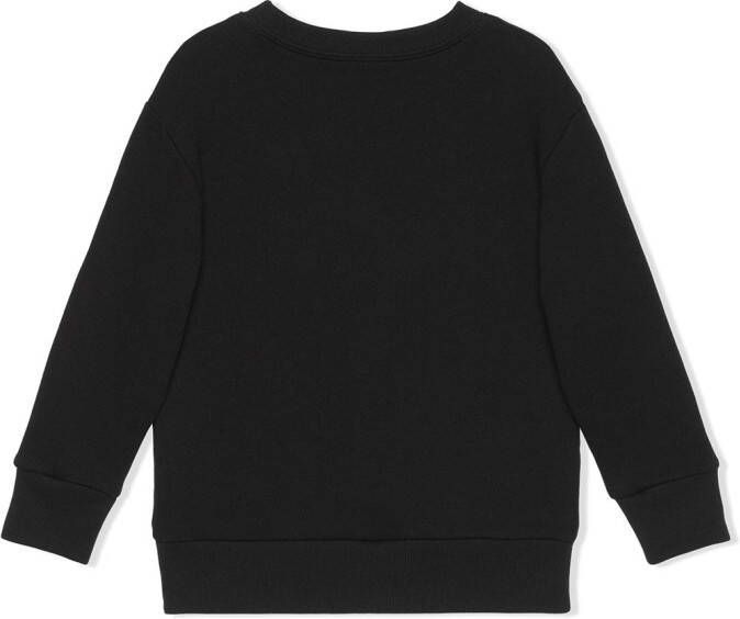 Gucci Kids Sweater met logoprint Zwart