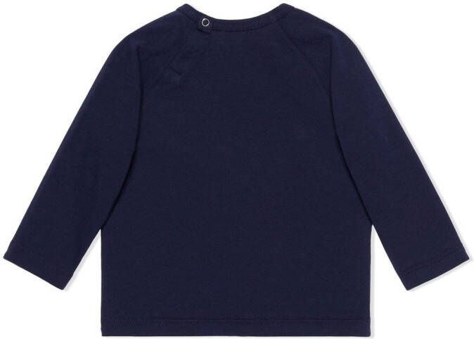 Gucci Kids Sweater met print Blauw