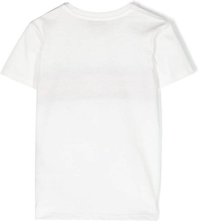 Gucci Kids T-shirt met GG-logo Wit