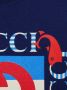 Gucci Kids T-shirt met logoprint Blauw - Thumbnail 3