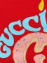 Gucci Kids T-shirt met logoprint Rood - Thumbnail 3