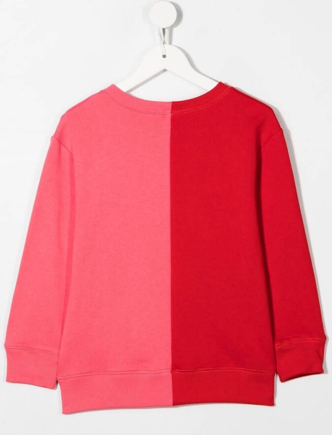 Gucci Kids T-shirt met logoprint Rood