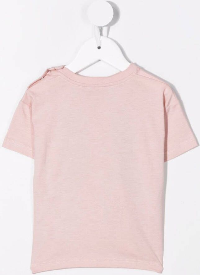Gucci Kids T-shirt met print Roze