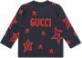 Gucci Kids Vest met jacquard Blauw - Thumbnail 2