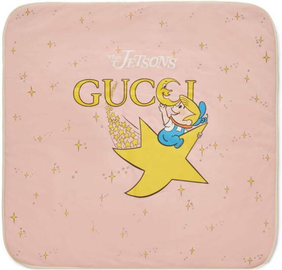Gucci Kids x The Jetsons katoenen deken Roze