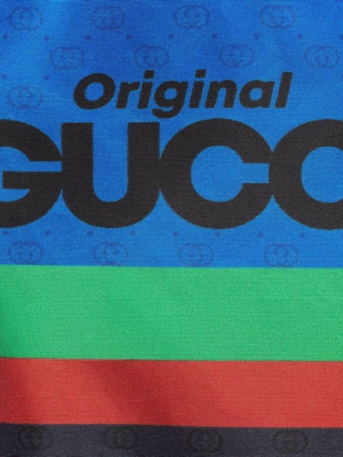 Gucci Kids Zwembroek met logoprint Blauw