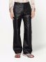 Gucci Leren broek Zwart - Thumbnail 3