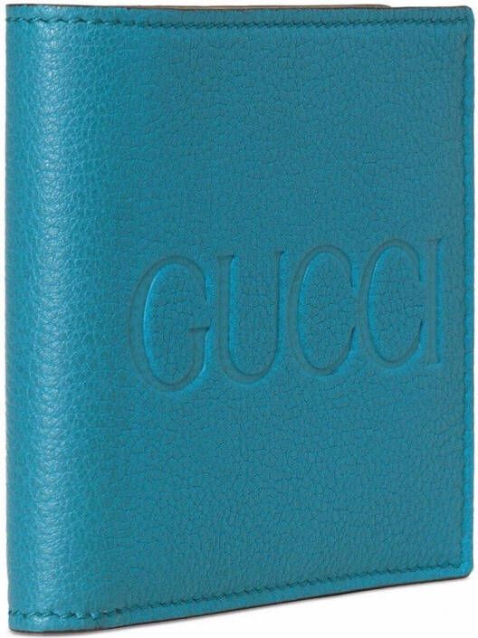 Gucci Leren portemonnee Blauw