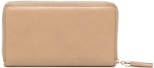 Gucci Leren portemonnee Bruin
