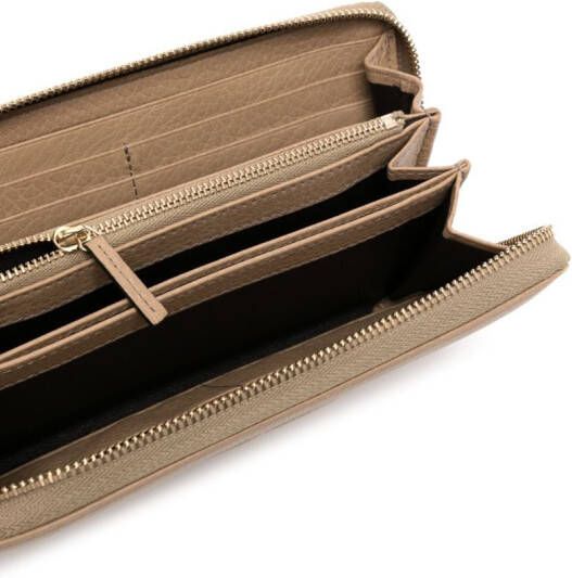 Gucci Leren portemonnee Bruin