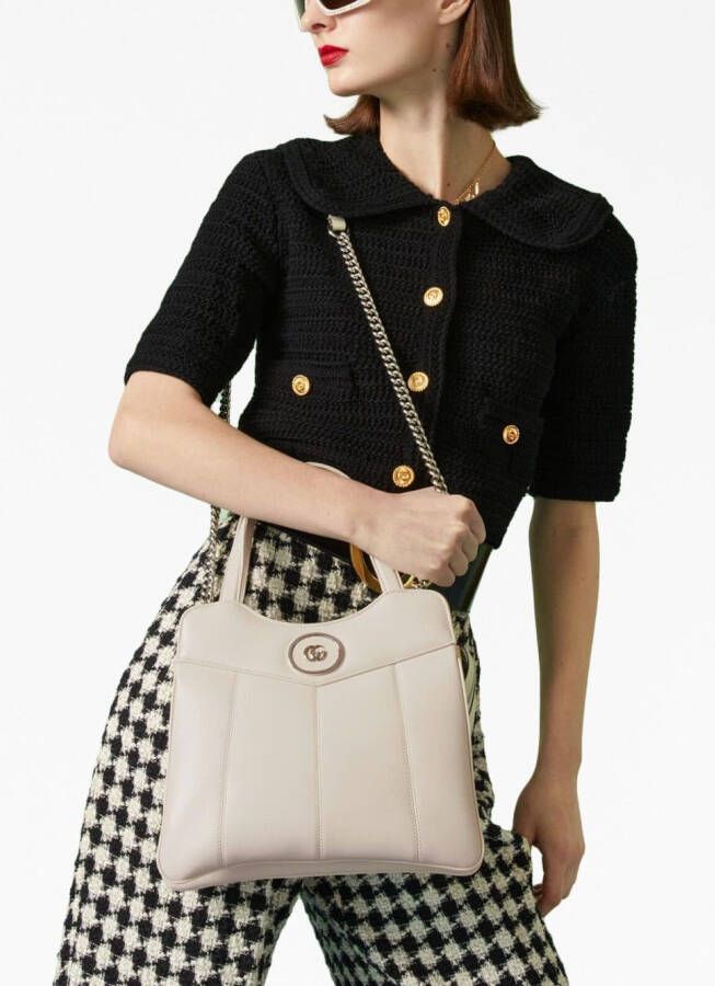 Gucci GG kleine shopper Wit