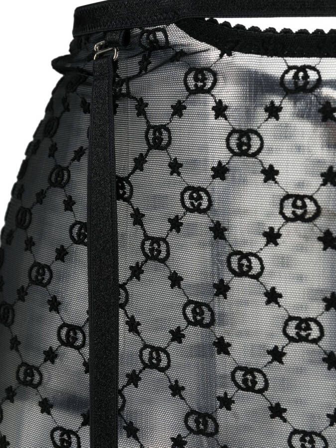 Gucci Lingerieset met geborduurd GG-logo Zwart
