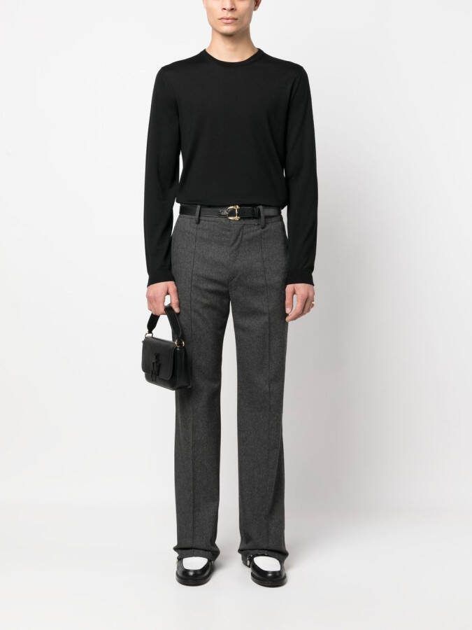 Gucci Trui met geborduurd logo Zwart