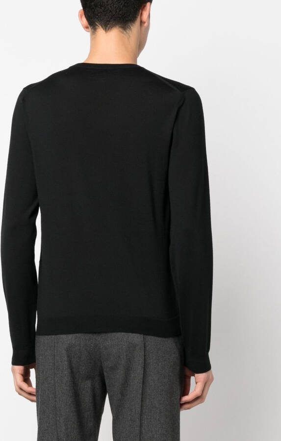 Gucci Trui met geborduurd logo Zwart