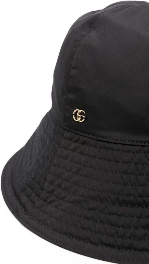 Gucci Vissershoed met logo Zwart