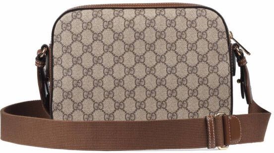 Gucci Messengertas met GG-canvas Beige