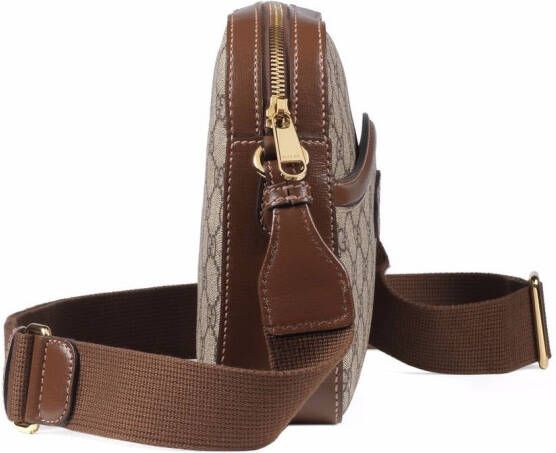 Gucci Messengertas met GG-canvas Beige