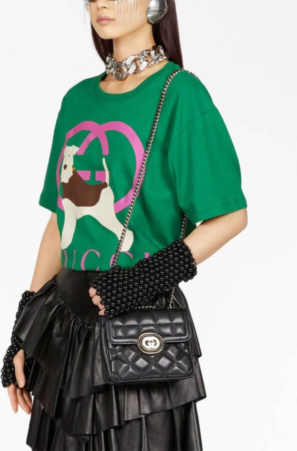 Gucci Deco kleine schoudertas Zwart