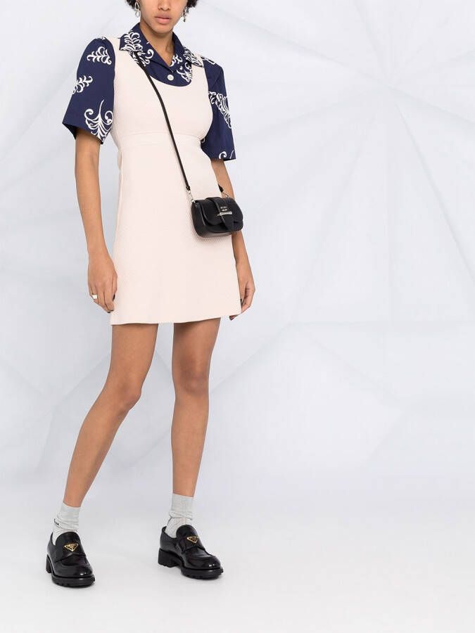 Gucci Mini-jurk met GG-logo Roze