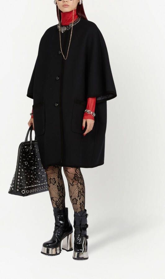 Gucci Omkeerbare mantel Zwart