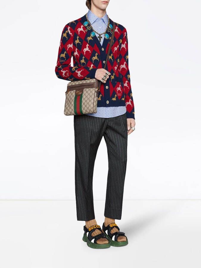 Gucci Ophidia kleine messengertas Bruin