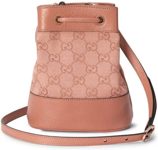 Gucci Ophidia kleine bucket-tas Roze
