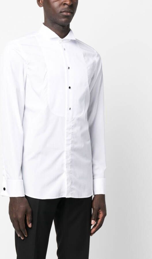Gucci Overhemd met contrasterende knoop Wit